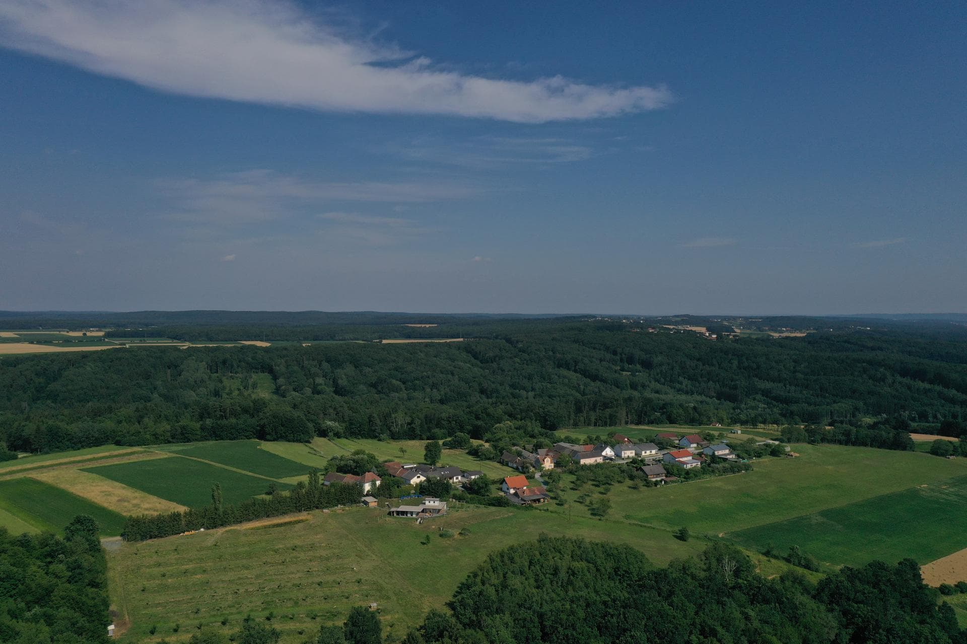 Burgenland – Neuberg aus der Vogelperspektive